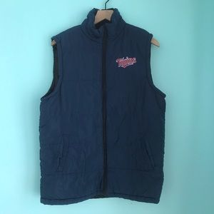 Minnesota Twins MLB Ford Quilted Zip Insulated Jacket Vest XL Vintage Baseball